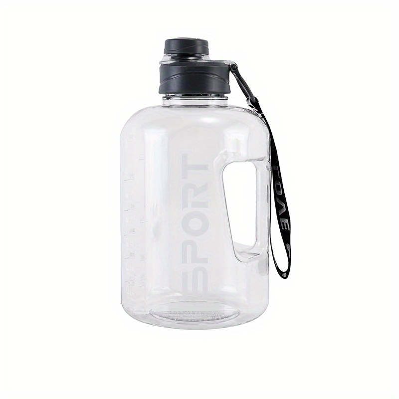 1L 2L Glass Water Bottle with Strap , Sport Water Bottle Outdoor Travel  Portable Leakproof Drinkware Large Capacity Waterbottle