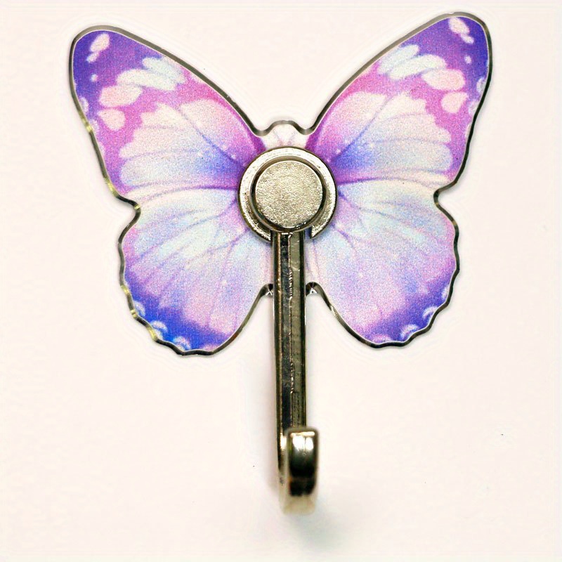 Decorative Small Wall Hook Flower/butterfly Hanging Single - Temu