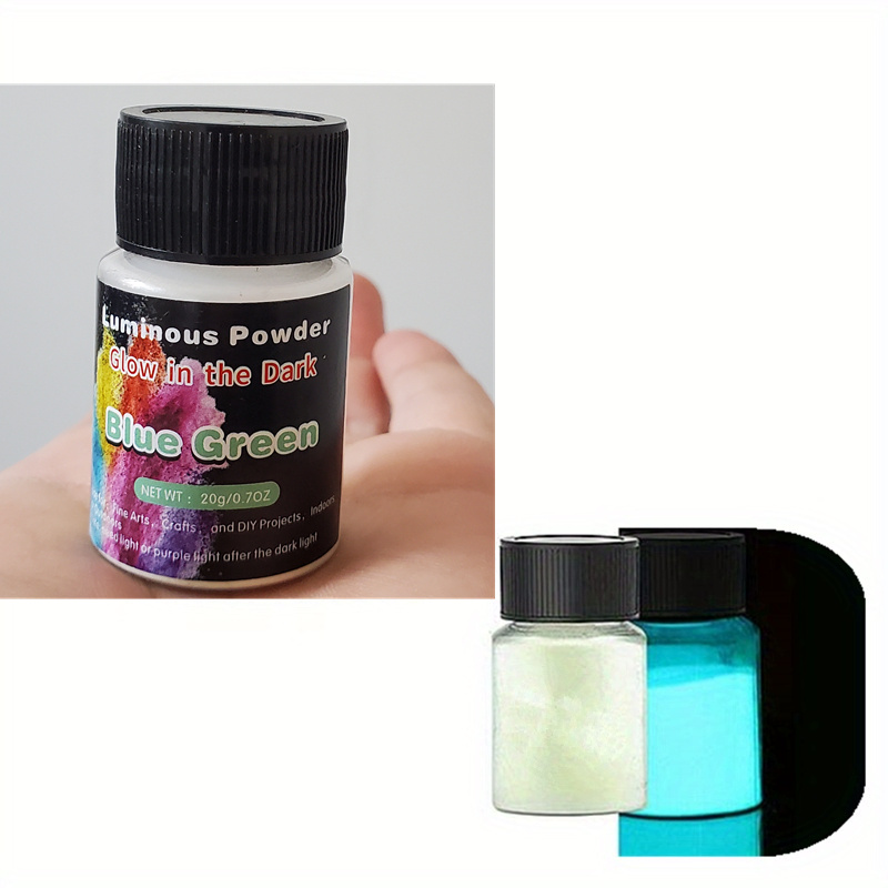 Glow-in-the-dark Pigments Mica Powder - 12 Colors For Choice Glow