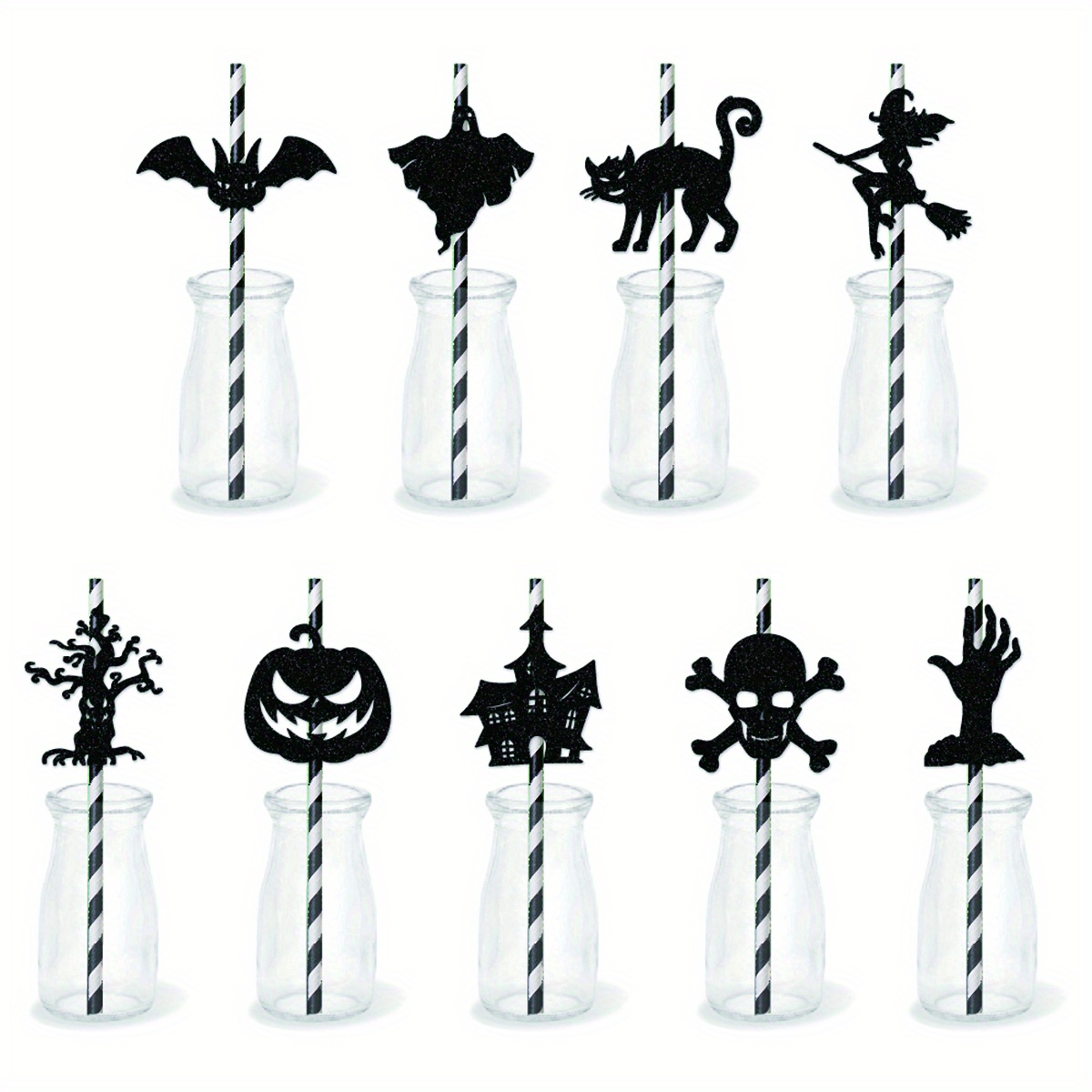 24pcs Nueva Paja Decorativa De Halloween Araña De Halloween - Temu Chile