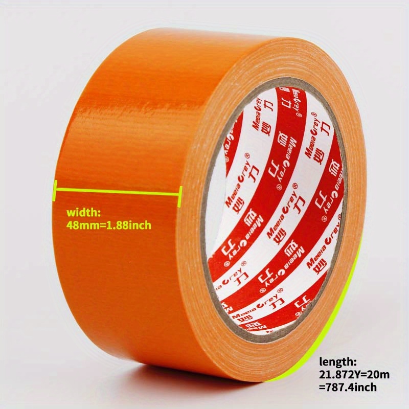 9.6FT Heavy Duty Double Sided Tape - Removable, Washable & Reusable  Adhesive Tape for Wall, Carpet, Picture & Poster Mounting