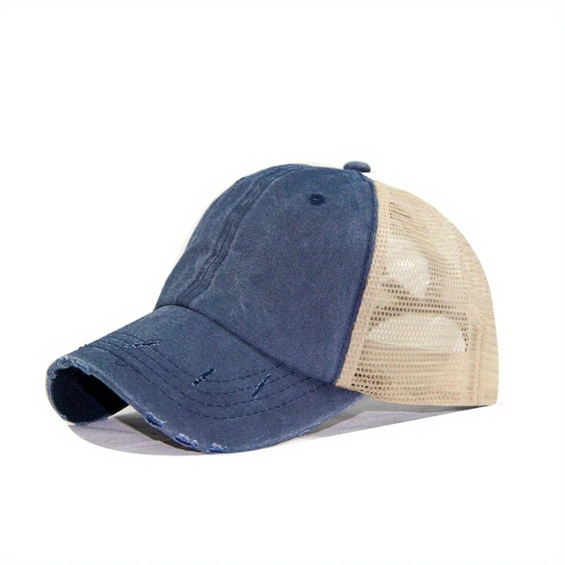 Washed Navy Vintage Trucker Hat