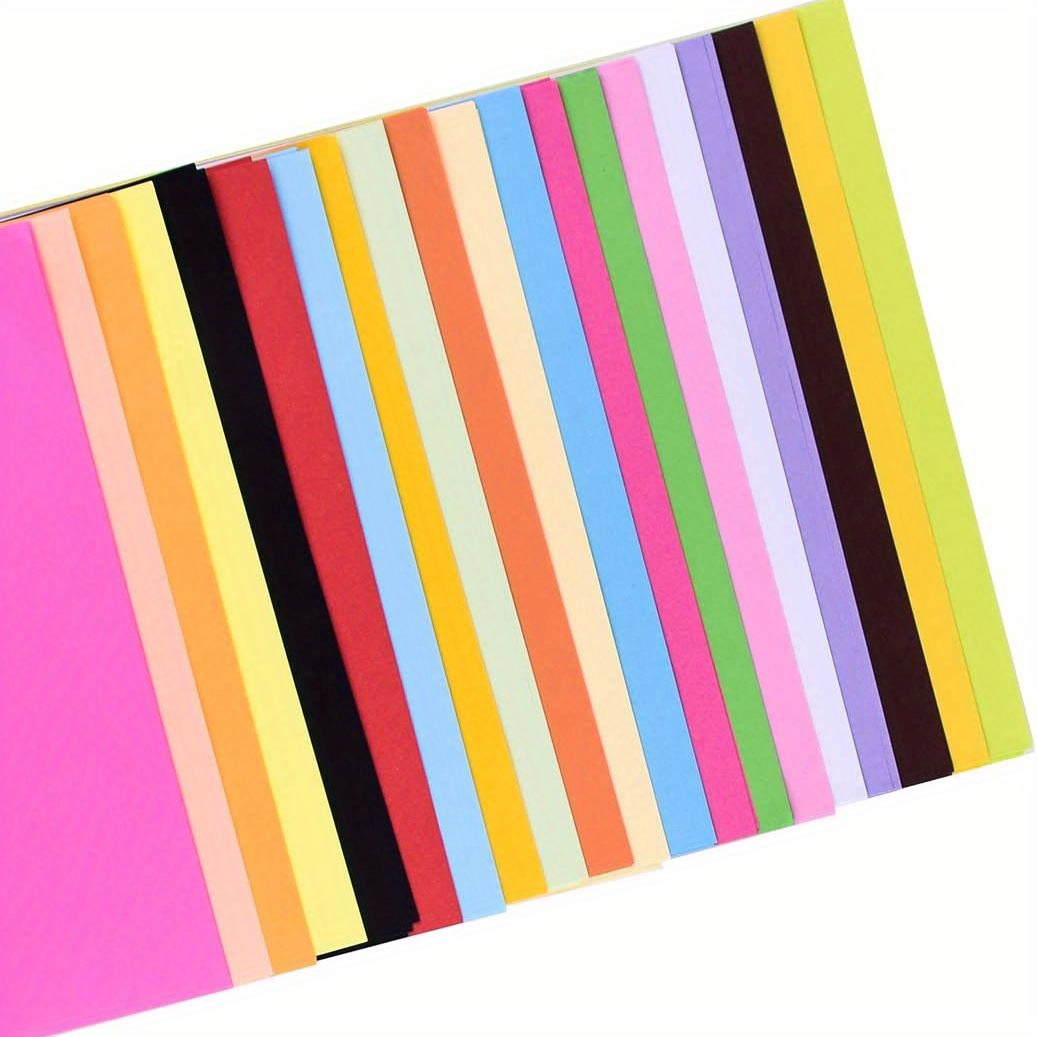 Colored Paper, Colored A4 Copy Paper, Crafting Decorating Cut-to-Size Paper  100 Sheets 20 Colors For DIY Art Craft (7.87 * 11.81inch)