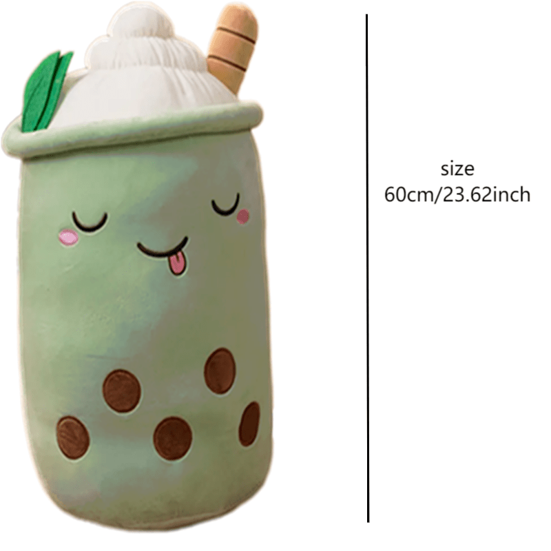Fruit Milk Tea Cup Pillow Anime Soft and Cozy Home Decor