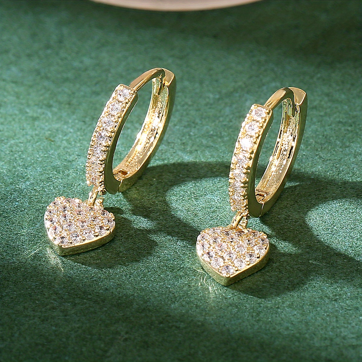 Gold and Resin Earrings. Quadrangle Dangle and Drop Earrings. 