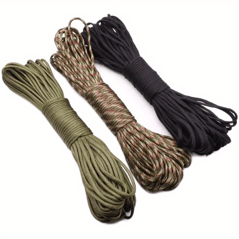 Paracord Rope For Survival, Camping, And Mountain Climbing - 7 Core Braided  Hand Rope - Temu Spain