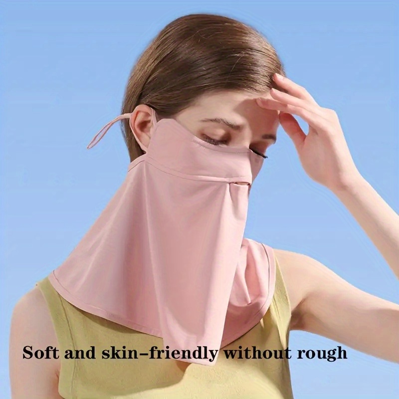 Ice Silk Sun Mask Summer Unisex Full Face Neck Protection Uv