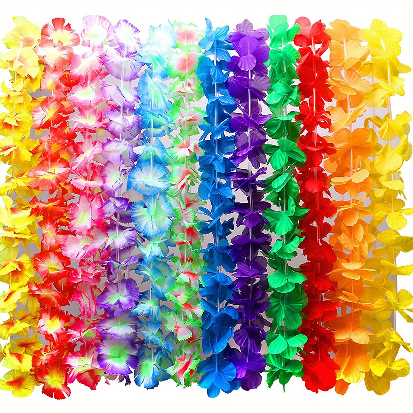 Hawaiian Garland Tropical Flower Garland Hawaiian Garland - Temu