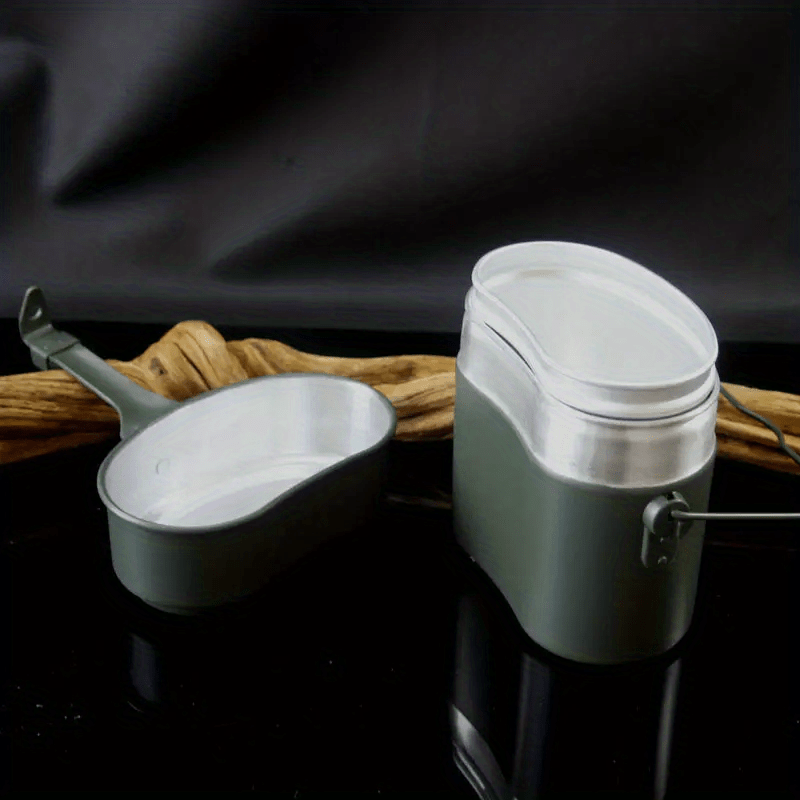 1pc Aluminum Lunch Box Portable Heatable Perfect Travel Camping Picnics