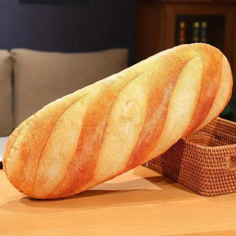3d Simulation Bread Pillow Funny Food Plush Stuffed For Kids - Temu