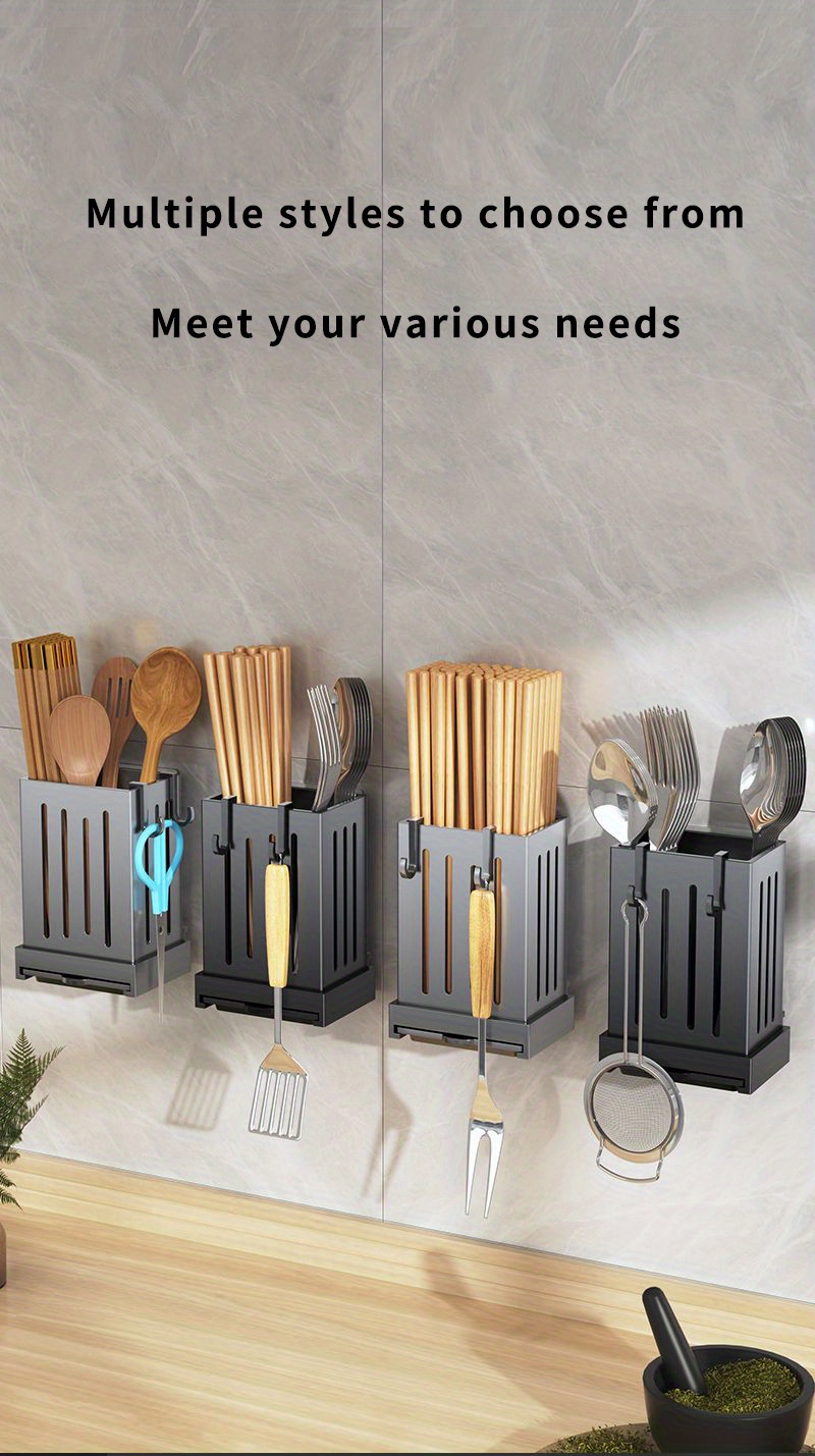 Kitchen Utensil Holder, Chopsticks Cage, Wallmounted Kitchen Utensil