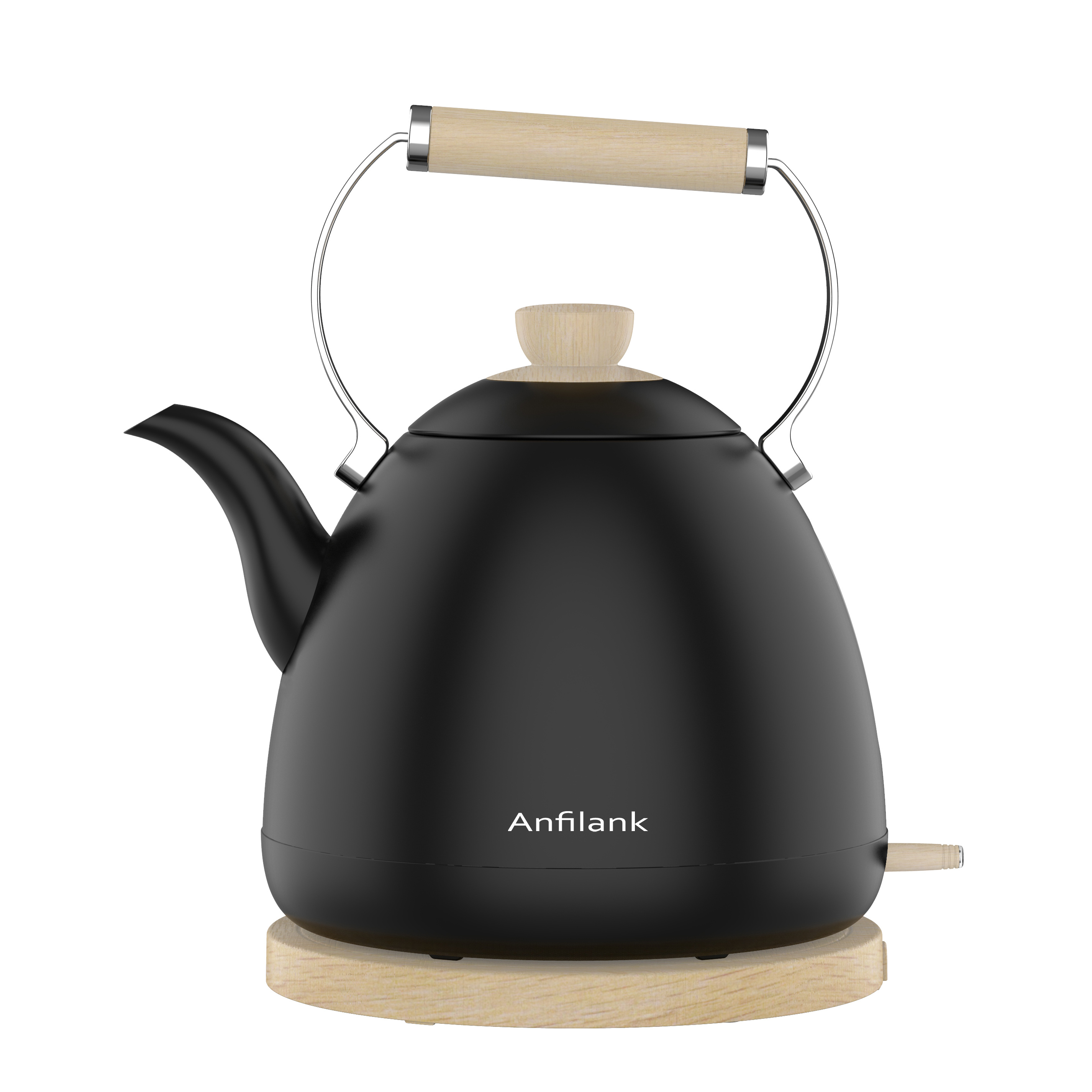 Electronic Kettle With Stainless Steel Filter And Inner Lid, 1500W Wide  Opening 57.48oz Glass Tea Kettle & Hot Water Boiler, LED Indicator Auto  Shut-O