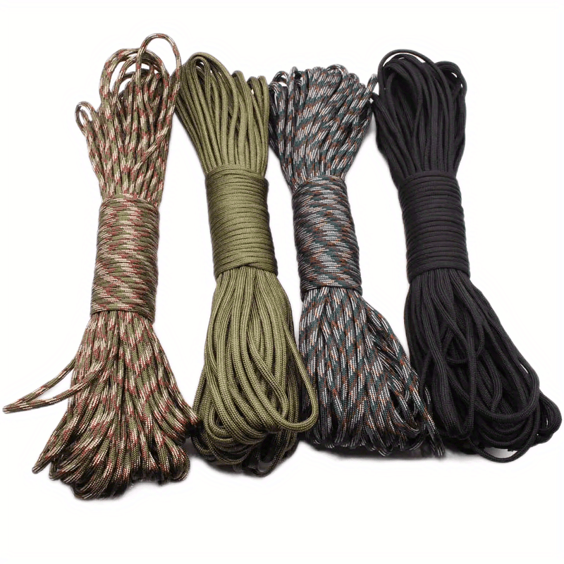 Solid Braided Paracord Rope Safety Tent Rope For Outdoor - Temu