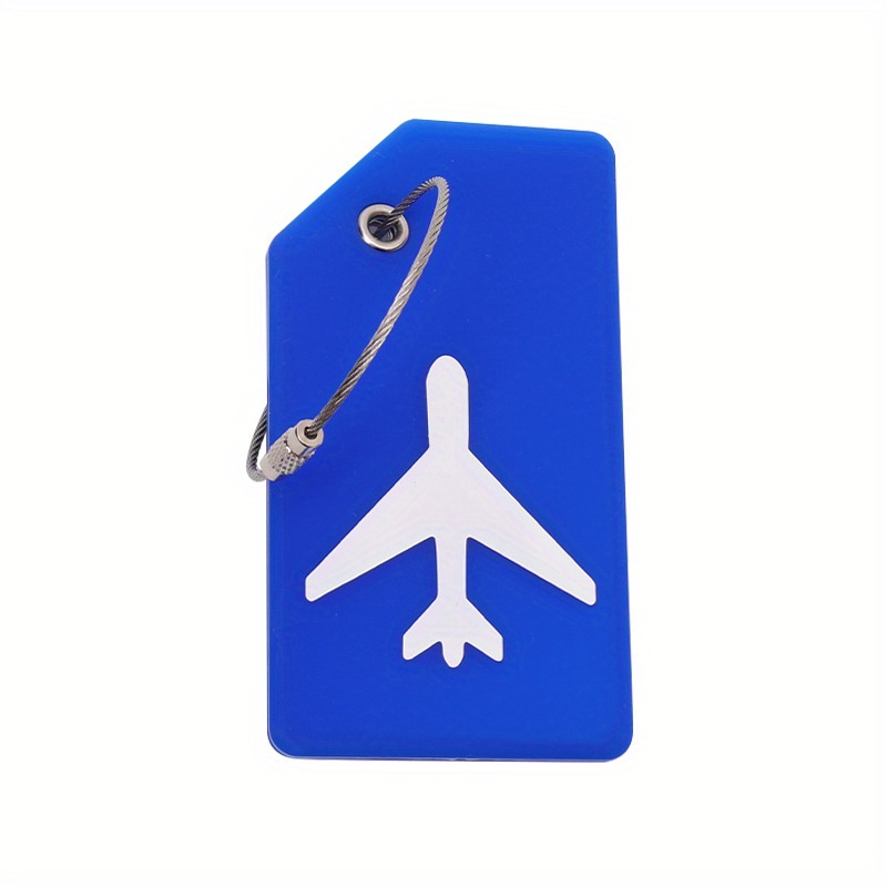 Reusable Travel Luggage Tags Suitcase Baggage Labels With Ropes Bag Tag  Aeroplane Name Address Suitcase Id Labels - Temu United Arab Emirates