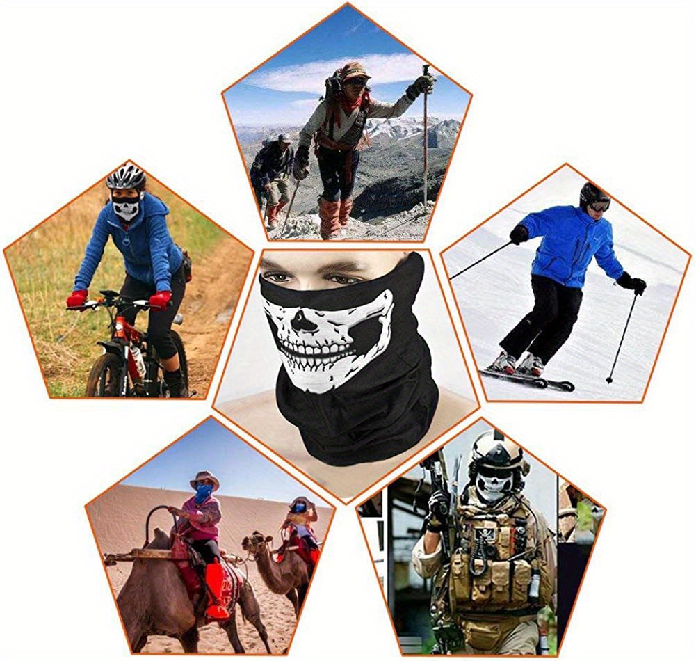 Summer Skull Cycling Bandana Scarf For Men And Women Hanging Ear Triangle  Face Mask For Cycling, Hunting, Fishing, And Outdoor Sports With UV  Protection From Trevorbella, $7.19