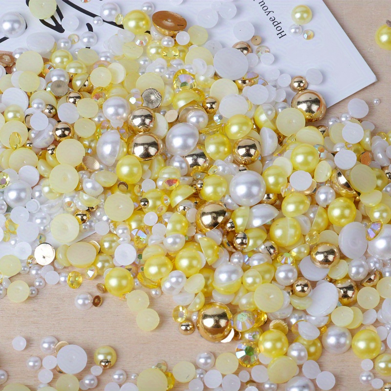 20 Shinny Cream Wholesale 18mm Flat Back Pearls