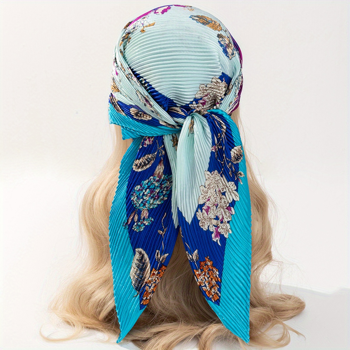 Christian Dior Silk Satin Monogram Headband Women Hair Scarf Accessories
