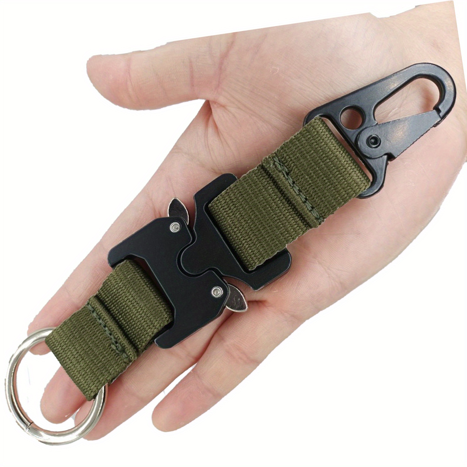 Key Holder For Belt Steel Belt Keychain Clip Quick Release Belt