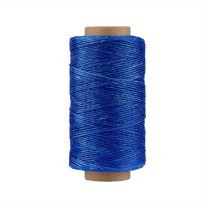 Flat Waxed Thread for Leather Sewing Wax String Polyester Cord