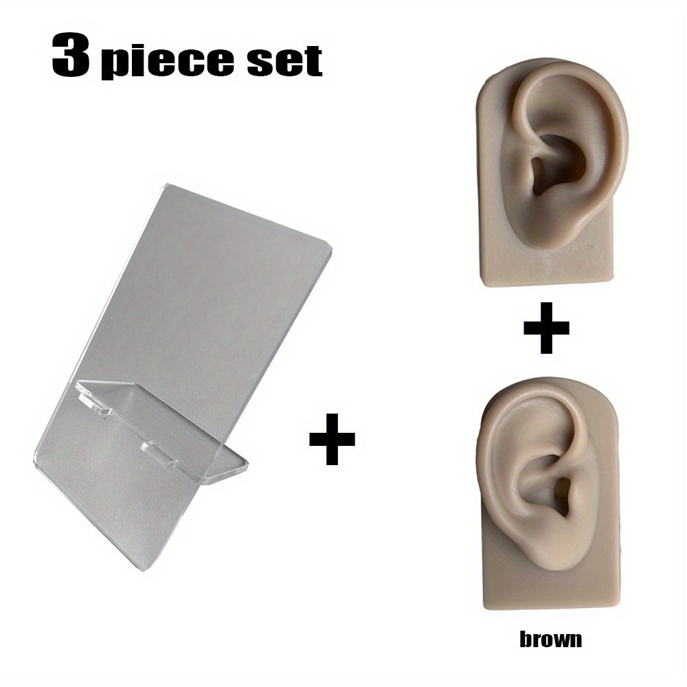 3D Silicone False Ear Model For Piercing Training Set