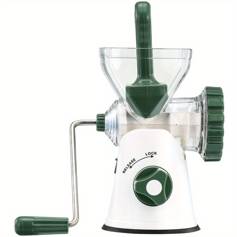 Powerful Stainless Steel Manual Meat Grinder With Suction - Temu