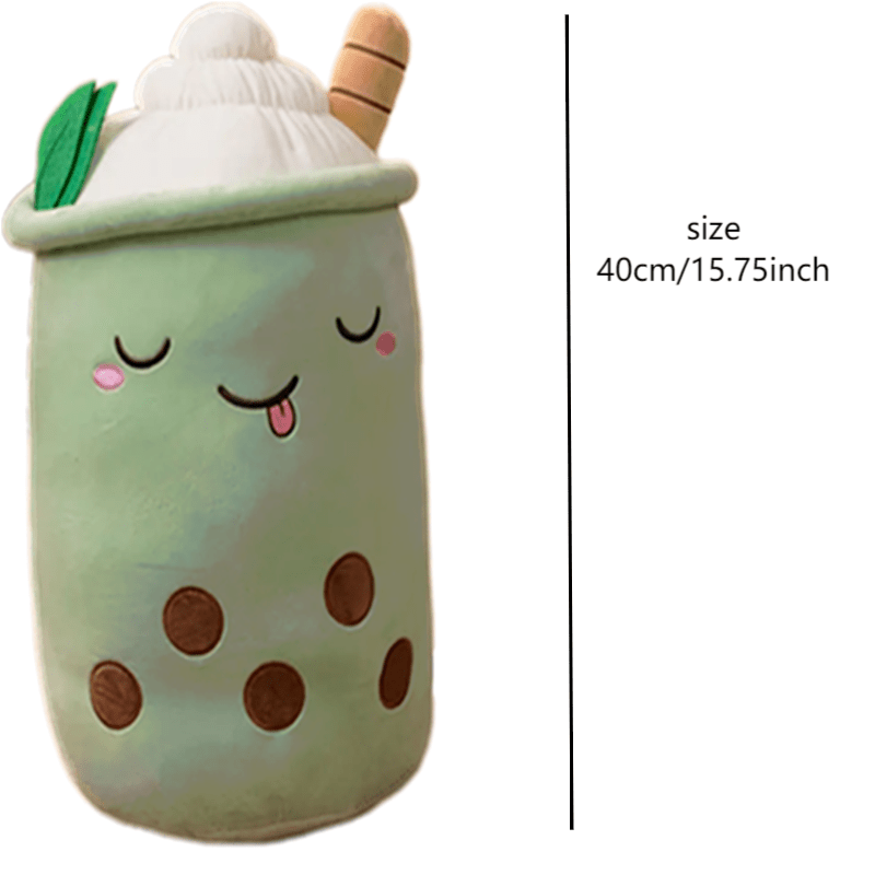 Fruit Milk Tea Cup Pillow Anime Soft and Cozy Home Decor