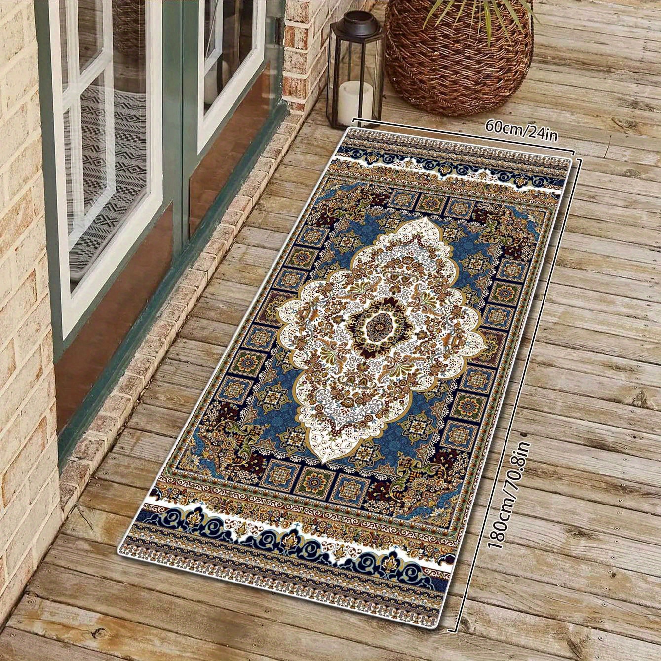 Luxury 2'x6' Vintage Persian Area Rugs Machine Washable - Temu