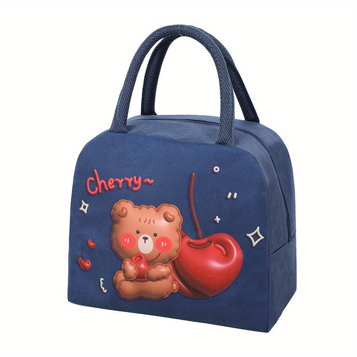 Cartoon Pattern Insulation Bag Portable Lunch Bag for Outdoor Camping School