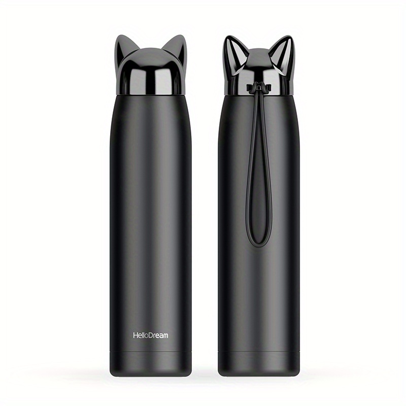 Cute Thermos Mug Kawaii Water Bottle Stainless Steel Vacuum