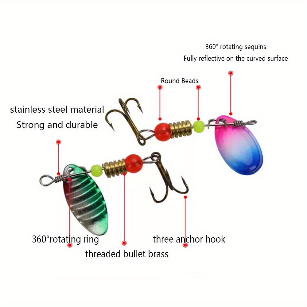 Bionic Spinnerbait For Bass, Trout, And Perch Fishing Freshwater And