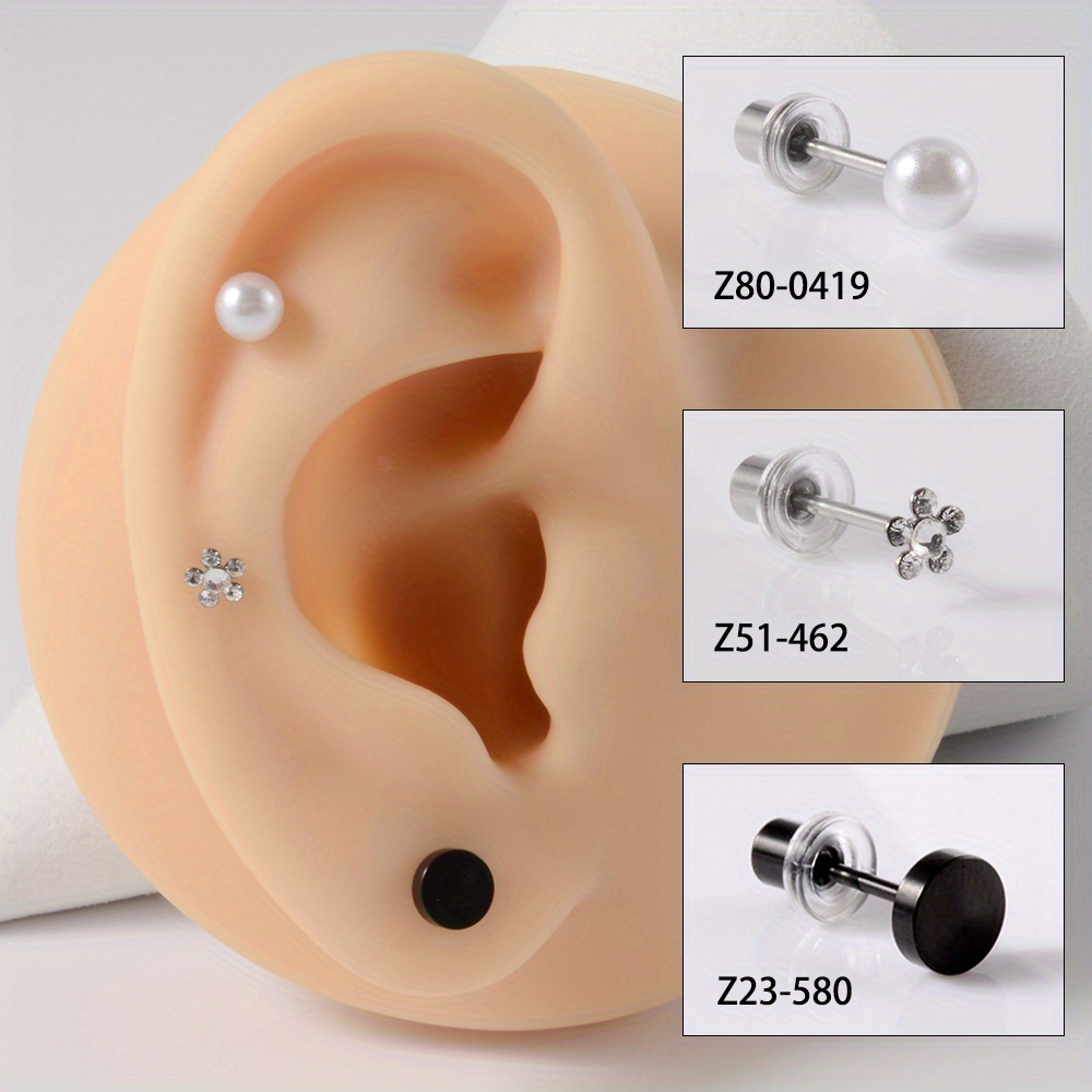 Safe Reusable T3 Self Ear Piercing Gun No Hair Clipping A Temu