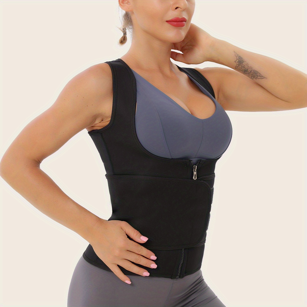 Waist Trainer For Women, 3 Segmented Underbust Hourglass Waist Trimmer,  Waist Cincher Corset, Tummy Control Shapewear