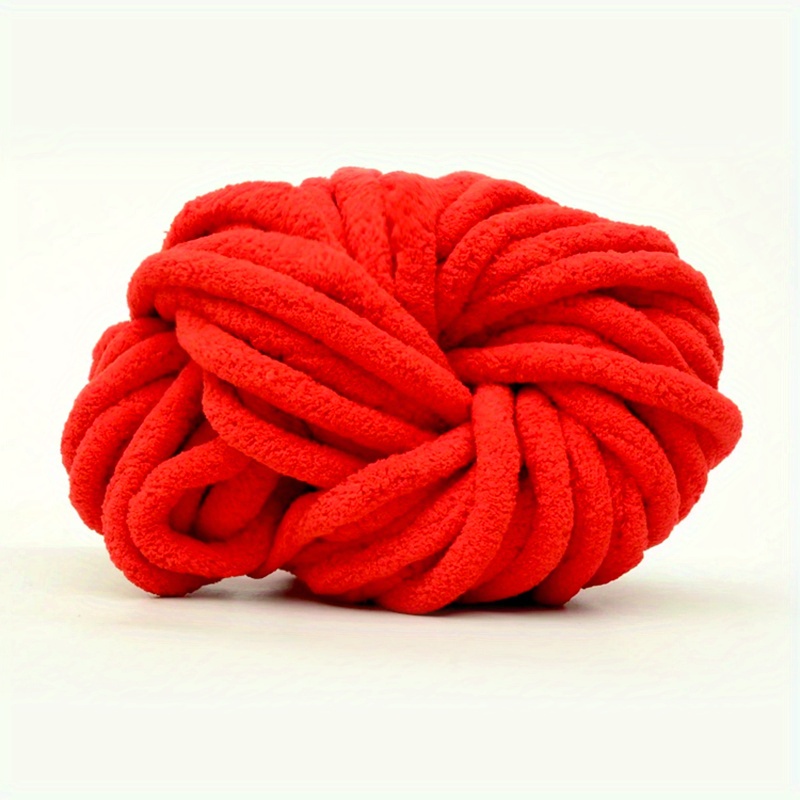 Red Chunky Knit Yarn