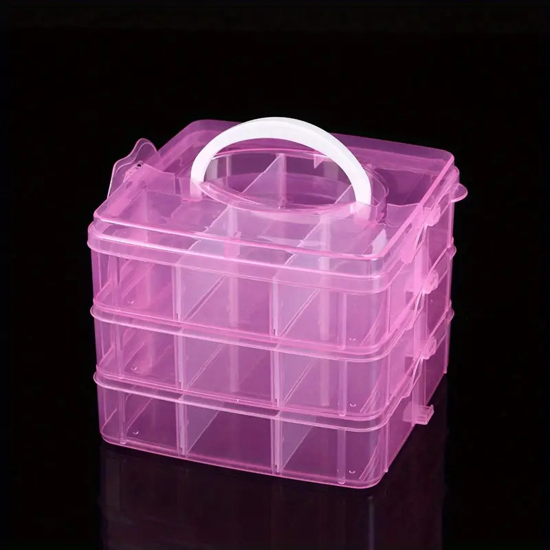 Brand: StorePro Type: Jewelry Storage Case Specs: Plastic Transparent  Collection Container With Lid Keywords: Finishing Accessories, Small Clear  Box, Store Box Key Points: Compact, Organized, Visible Main Features:  Removable Compartments, Stacka From