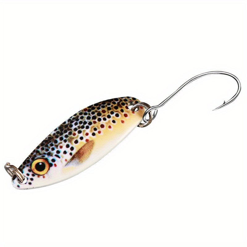 Outdoor Fishing Luring Fish to The Hook Fish Hooks 1pc 6.5cm/12g Topwater  Fishing Bait Sequin Frog Lure Artificial Spoon Bait with Double Hook