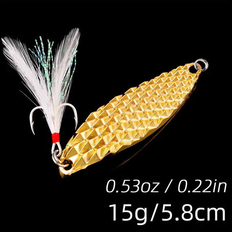 Fishing Lure Spoon: Catch Walleye Bass Crappie 7g - Temu