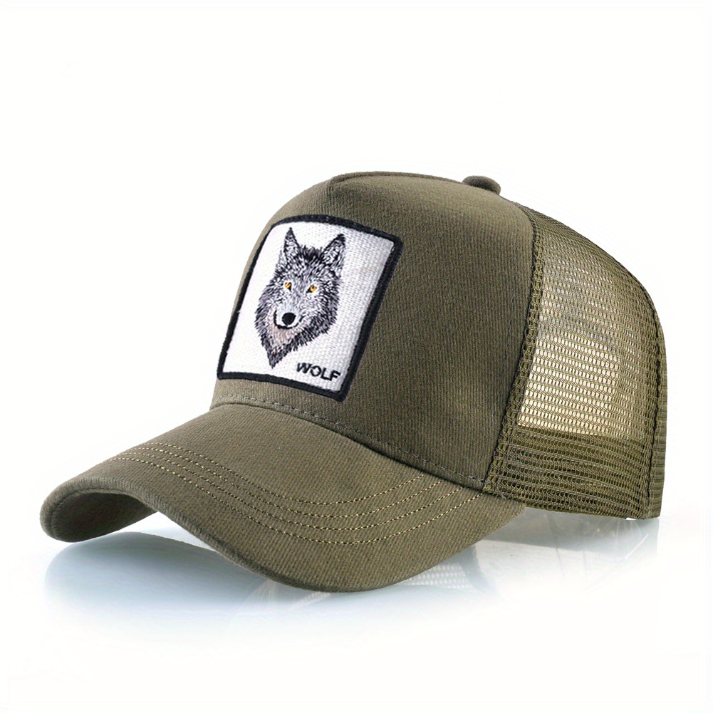 Men Summer Breathable Sports Cap Outdoor Casual Embroidered Animal Baseball Cap For Men Women Hip Hop
