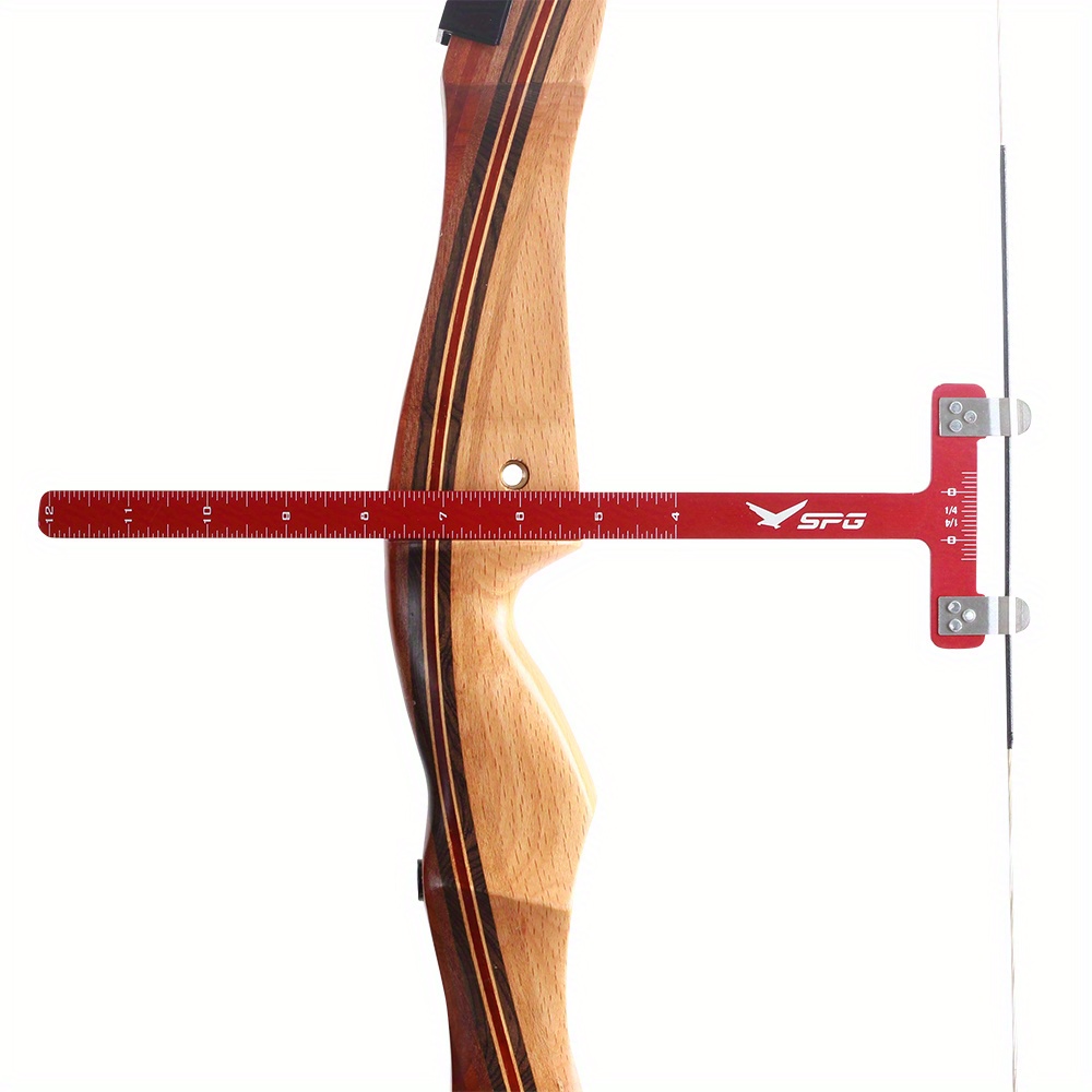 Points d'encochage de Cordes d'arc Arc en Forme de T Règle carrée Archery  Bow String Points d'encochage Pince avec 6 Points De Came, Accessoires d'arc  pour Archet Et Arc Recourbé : 