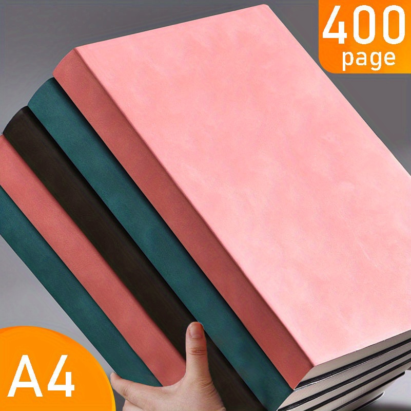 A4 Super Thick Notepad Notebook in Retro Colors - 416 pages – Endmore.