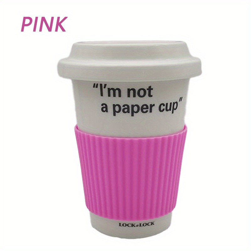 Non slip Silicone Coffee Cup Sleeve Heat Insulated Mug - Temu