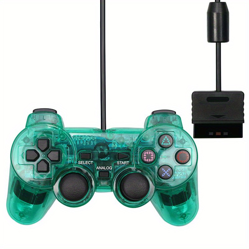 wired gamepad for sony ps2 controller