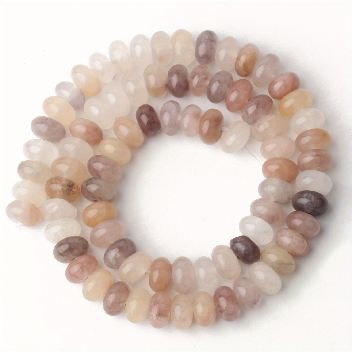 Abacus Shape Beads Stone Beads Jade Beads Diy Loose - Temu