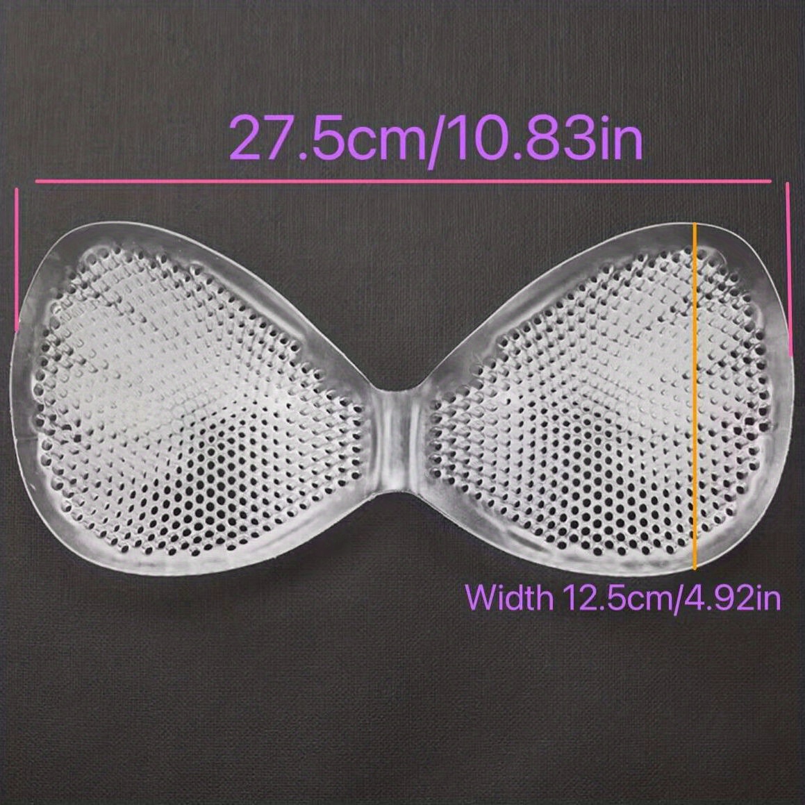 Silicone Bra Pads Inserts Cups - Waterproof Perforated Breast