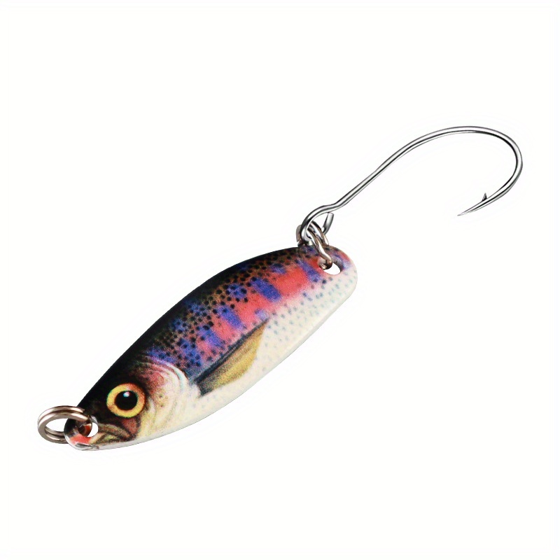 3d Printed Bionic Fishing Lure Sequins Warped Mouth Hook - Temu Canada