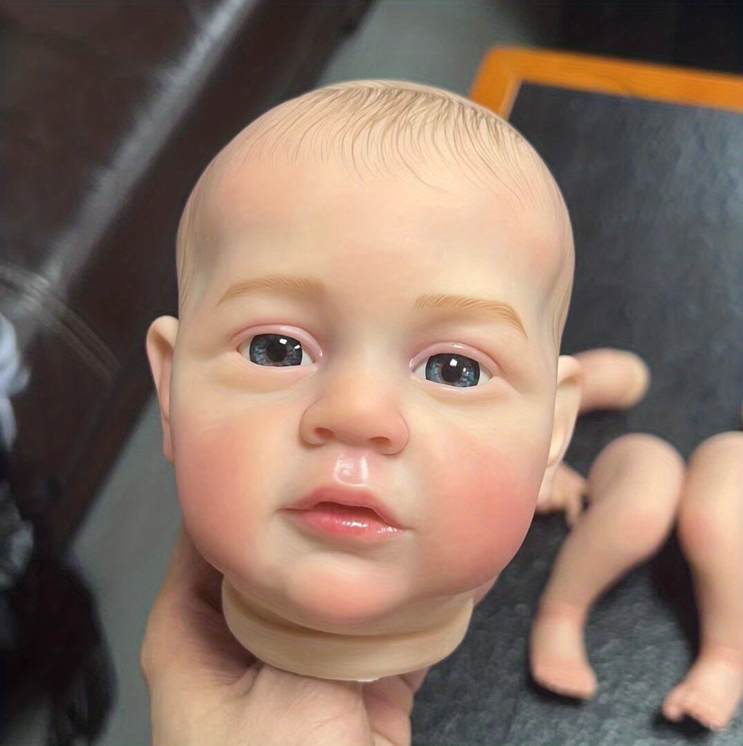 Already Painted Reborn Doll Kits Diy Realistic Vinyl Baby Temu