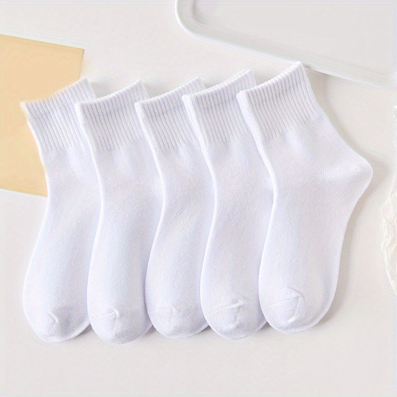  Looching 5 pares de calcetines de algodón para bebé, de malla  blanca fina, de verano, para niñas y niños de 1 a 9 años, Blanco : Ropa,  Zapatos y Joyería