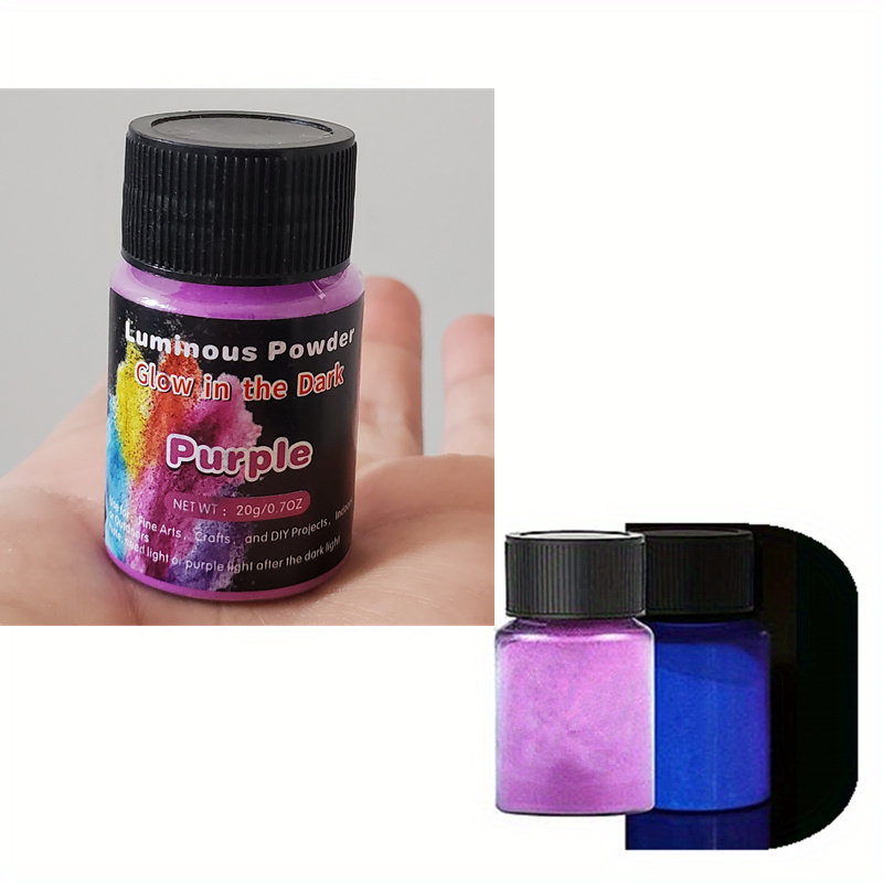 Glow-in-the-dark Pigments Mica Powder - 12 Colors For Choice Glow