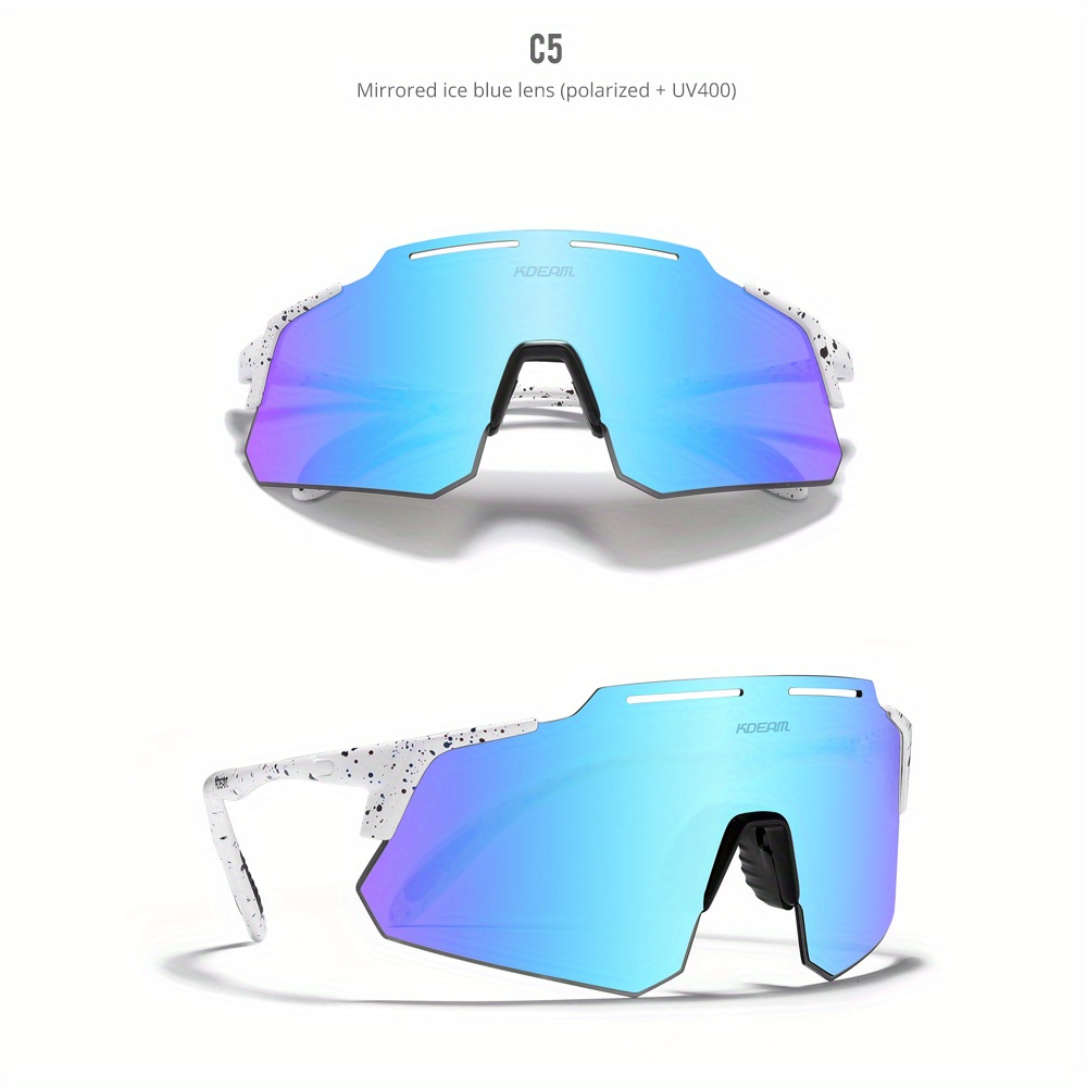 VIAHDA Polarized Sunglasses Mens Sport Driving Shade Glasses Mirror Goggle  UV400