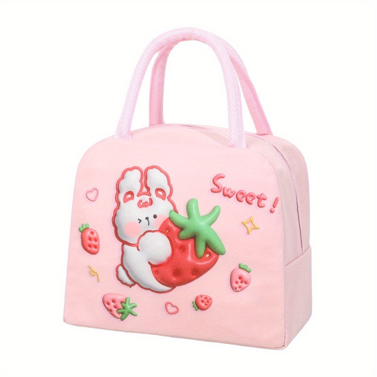 Cartoon Pattern Insulation Bag Portable Lunch Bag for Outdoor Camping School