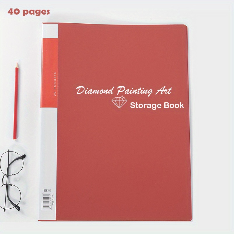 A3 Artificial Diamond Painting Storage Book For Kits Artificial